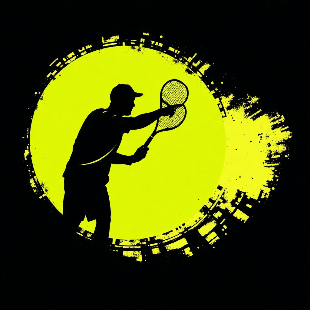 Arte de un entrenador enseñando pádel